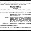 Billes Maria 1906-1984 Todesanzeige